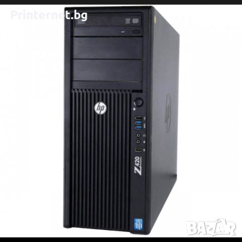 HP Z420, Xeon, 32GB DDR3, 256GB SSD, 1TB HDD, Quadro K620, DVD-RW - ГАРАНЦИЯ! БЕЗПЛАТНА ДОСТАВКА!, снимка 2 - Работни компютри - 45253269