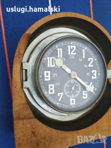 Стар немски армейски часовник 1943 година, снимка 2 - Антикварни и старинни предмети - 52677238