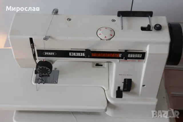 PFAFF HOBBYMATIC 807  УПОТРЕБЯВАНА ШЕВНА МАШИНА , снимка 9 - Шевни машини - 49596704