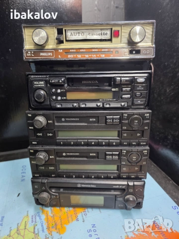Стари авто касетофони за Mercedes, VW, Honda 