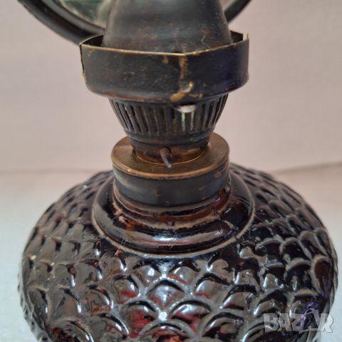 Стара газена лампа с огледало, снимка 13 - Антикварни и старинни предмети - 45432498