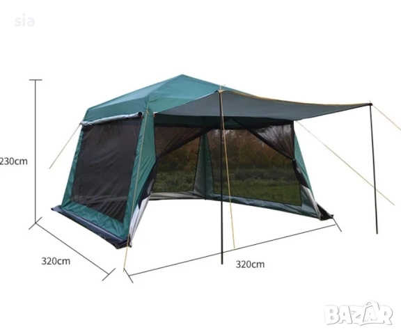 Шатра за къмпинг, палатка, 3,2м., снимка 7 - Палатки - 51589414
