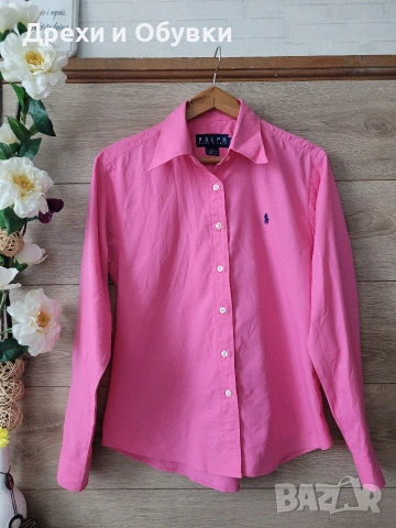 Розова риза POLO RALPH LAUREN , снимка 2 - Ризи - 54279972
