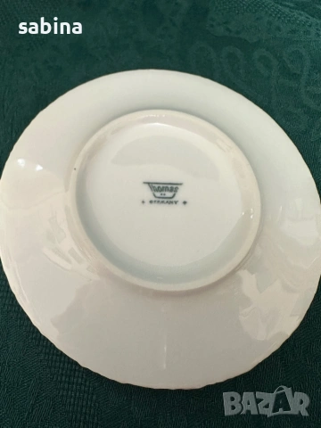 THOMAS, ROSENTHAL, Germany Луксозен сервиз от висококачествен порцелан-десертен сервиз чинии, снимка 9 - Сервизи - 54046950