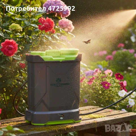 Оригинална Акумулаторна пръскачка 16L – Електрическа, 12V, снимка 9 - Градински цветя и растения - 53310805