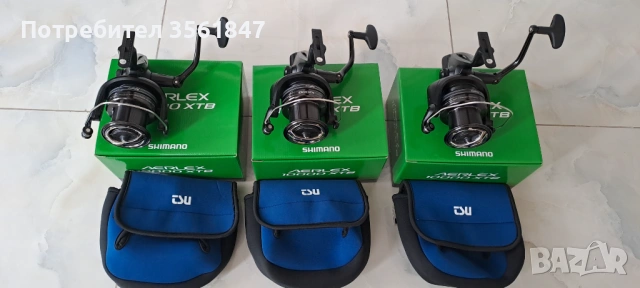 Шаранджийски макари  Shimano Aerlex 10000 XTB - 3 броя, снимка 3 - Макари - 53520537
