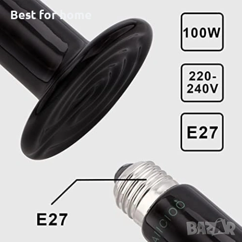 AIICIOO Лампа за терариум Lizards , снимка 8 - Други - 53344273