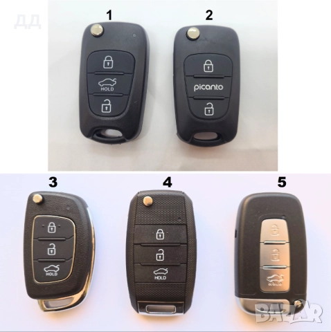 Кутийка за ключ дистанционно за Киа Хюндай