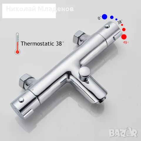 Термо смесител за баня (термостатен смесител), снимка 4 - ВИК - 47959731