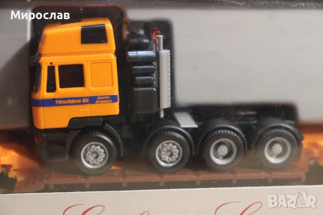 HERPA H0 1/87 MAN ВЛЕКАЧ КАМИОН ТИР МОДЕЛ ТЕЖКОТОВАРЕН ТРАНСПОРТ, снимка 7 - Колекции - 50909892