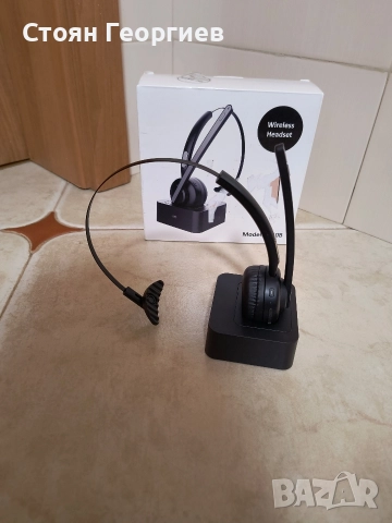 Безжични слушалки за кол център с микрофон TH10B, снимка 3 - Слушалки и портативни колонки - 52714069