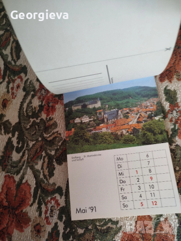 картички със птици и календар с картички, снимка 9 - Филателия - 53738458