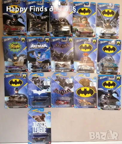 💕🧸Hot Wheels Batman Емблематичните коли от филмите за Батман Batmobile, снимка 16 - Коли, камиони, мотори, писти - 46080454