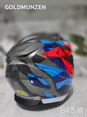 Ендуро Каска GSB с вградени очила, снимка 4 - Спортна екипировка - 53851114