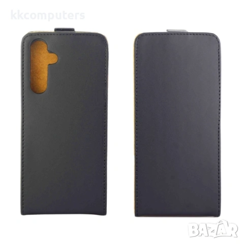 Samsung Galaxy A55 5G Flip3 Кожен Калъф и Скрийн Протектор, снимка 4 - Калъфи, кейсове - 53021699