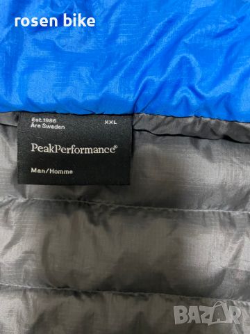  ''Peak Performance Down Liner''оригинално мъжко пухено яке ХЛ размер, снимка 4 - Якета - 45384113