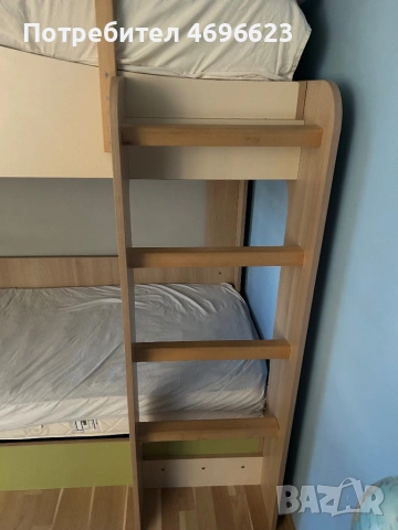 Детско двуетажно легло, снимка 4 - Мебели за детската стая - 53132949