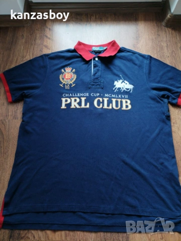 polo ralph lauren - мъжка винтидж тениска 2ХЛ , снимка 7 - Тениски - 54078084