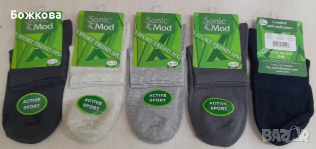 Къс конч бамбук/чорапи, снимка 2 - Дамски чорапи - 53980018