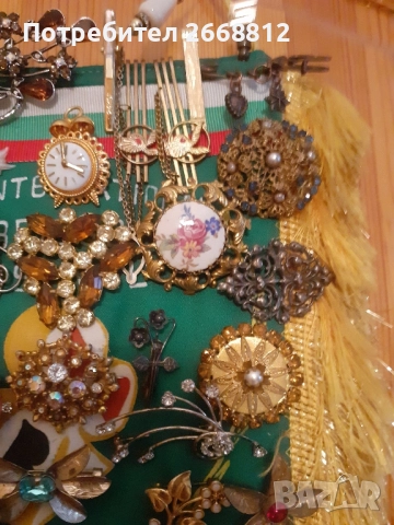 брошки, снимка 3 - Антикварни и старинни предмети - 51654386