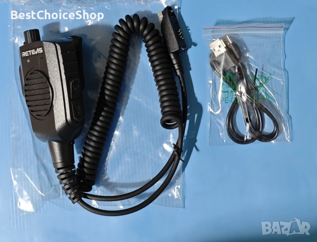 Retevis HM005 водоустойчиво двупосочно радио с микрофон и говорител, снимка 4 - Друга електроника - 54175552