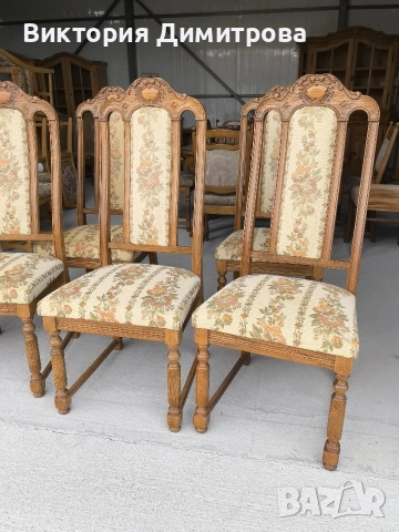 Комплект от 6 трапезни стола , снимка 3 - Столове - 54058815
