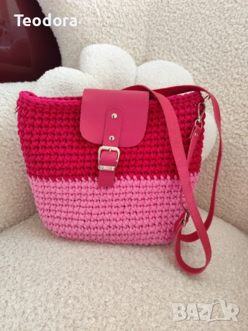 Ръчно изплетена елегантна чанта 