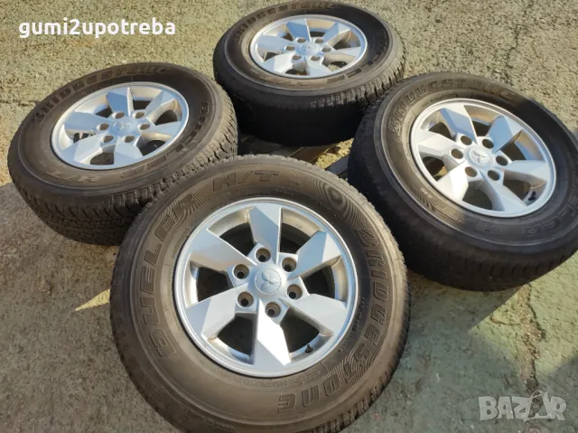 16 джанти 6х139,7 Mitsubishi L200 7J et38 / 245/70/16 Bridgestone, снимка 6 - Гуми и джанти - 47096719