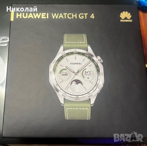 Смарт часовник Huawei Watch GT 4, 46 mm, Green, снимка 1 - Мъжки - 46270500