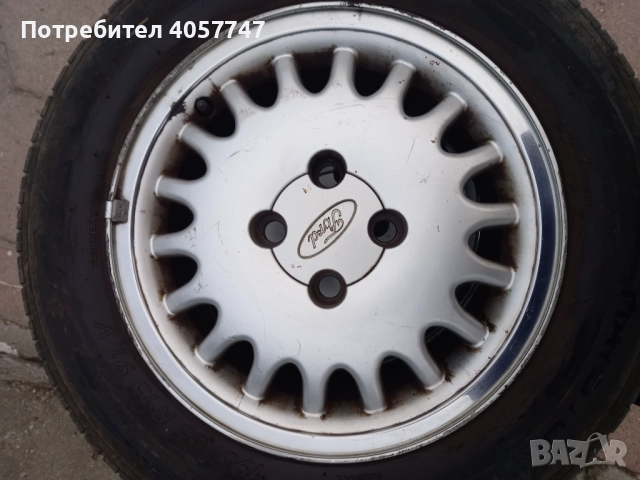 4 броя гуми с джанти за Форд , снимка 7 - Гуми и джанти - 52680719