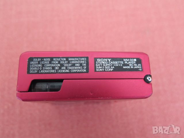 Sony walkman quartz WM-DD3 Red,1989г, снимка 15 - Радиокасетофони, транзистори - 46606067