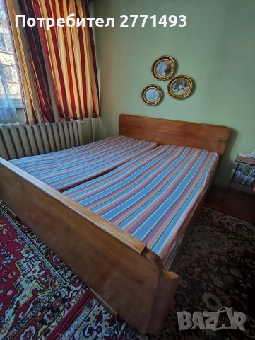 Спалня и гардероб от бук, снимка 4 - Спални и легла - 53841256