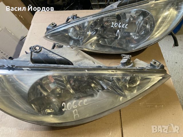 Ляв и Десен Фар за Пежо 206цц / Peugeot 206cc / Фарове за Пежо 206 / 9628666880, снимка 7 - Части - 46738773