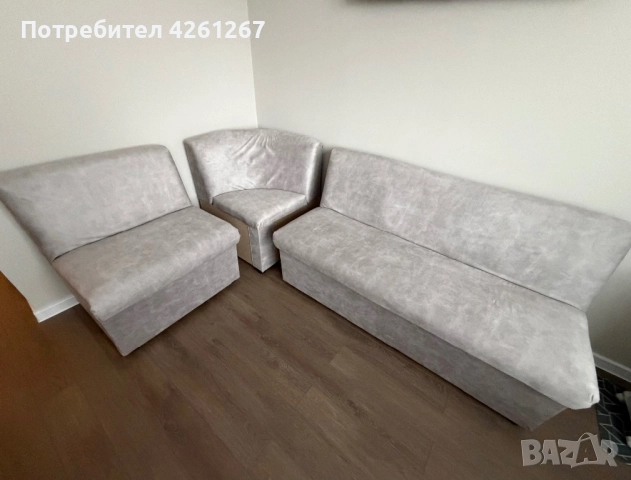 Ъглов диван, снимка 3 - Дивани и мека мебел - 52977702