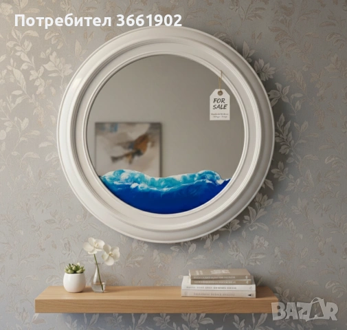 Огледало 55см диаметър  🌓 морски Бриз 