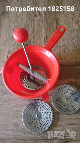 Италианска ръчна преса за зеленчуци и плодове , снимка 2 - Аксесоари за кухня - 51657633