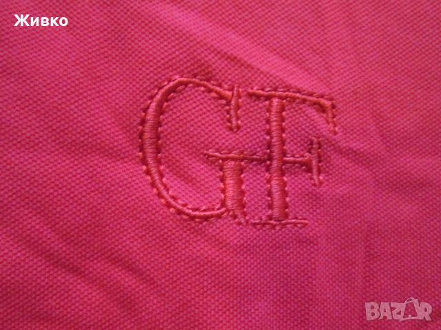 Gianfranco FERRE червена тениска размер 52., снимка 3 - Тениски - 45593954