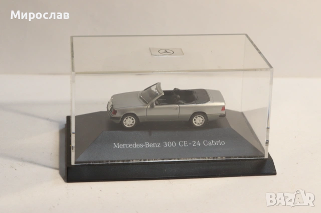 HERPA H0 1/87 MERCEDES BENZ 124 300 CE МОДЕЛ КОЛИЧКА