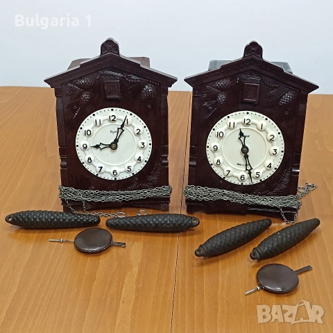 стенен часовник МАЯК с махало кукувичка 