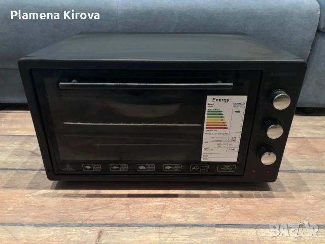 Ел. фурна GAMALUX (45 литра) НОВА, снимка 2 - Печки, фурни - 52840635