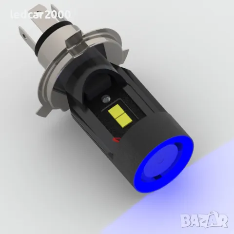 Лед Крушка H4 за Мотоциклети Angel Eyes, снимка 4 - Аксесоари и консумативи - 50297022