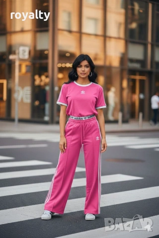 Adidas Розов Дамски Комплект 