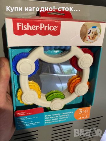 Fischer Price детско дрънкащо огледало - 3м+