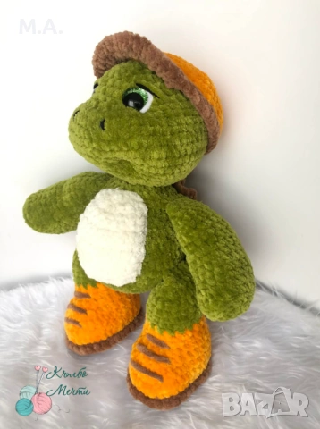 Костенурката Франклин - ръчно изплетена играчка