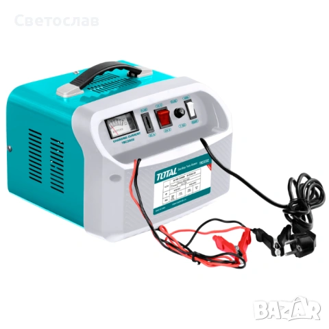 Зарядно за акумулатор TOTAL 12V/24V - 92Ah/250Ah