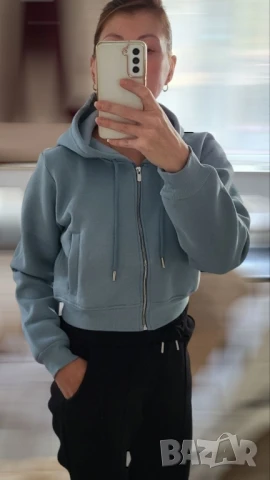 къс ватиран суитчър , снимка 2 - Суичъри - 51174006