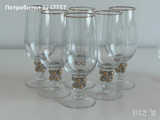 Луксозни кристални чаши 