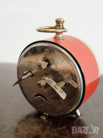 Стар механичен будилник, настолен часовник, снимка 5 - Колекции - 46409458