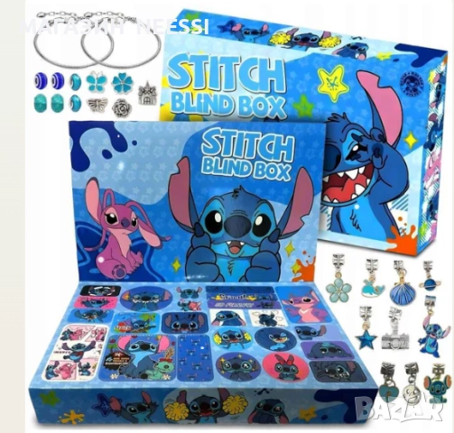 Комплект бижута „Stitch Blind Box“ – 24 елегантни изненади, снимка 2 - Други - 52715173