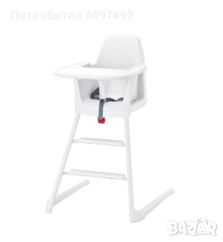 Столче за хранене с калъф ИКЕА, снимка 1 - Столчета за хранене - 46415401